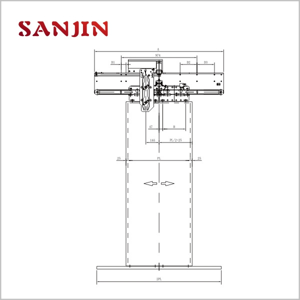 Wittur elevator two panels center opening car door operator SJ-ECO-02/C