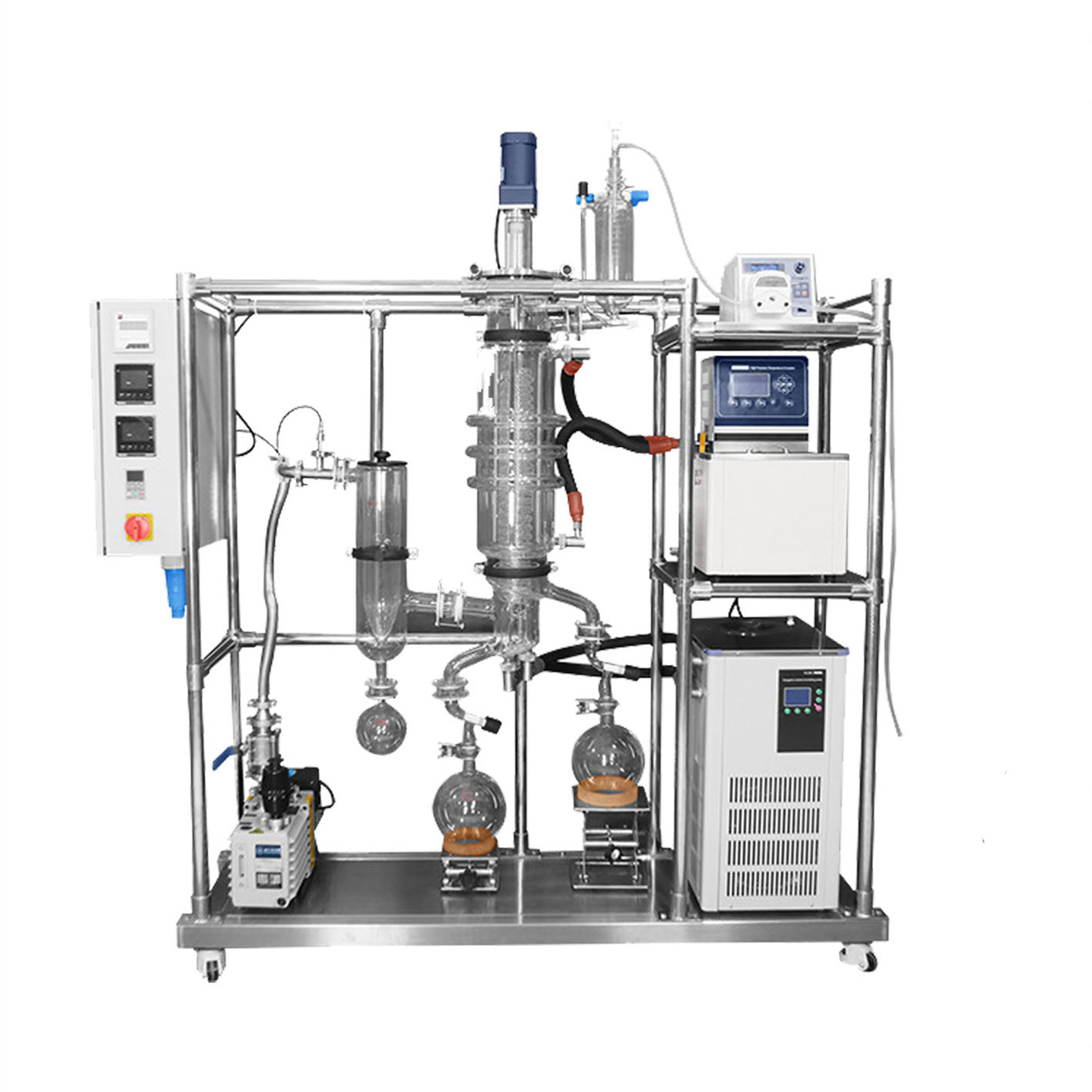 Wiped film molecular distillation/3l wiped film evaporator/short path wiped film molecular