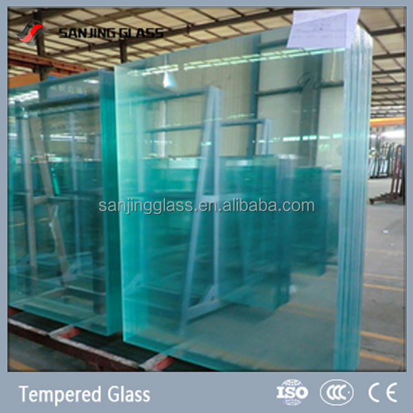 Tempered outdoor glass panels