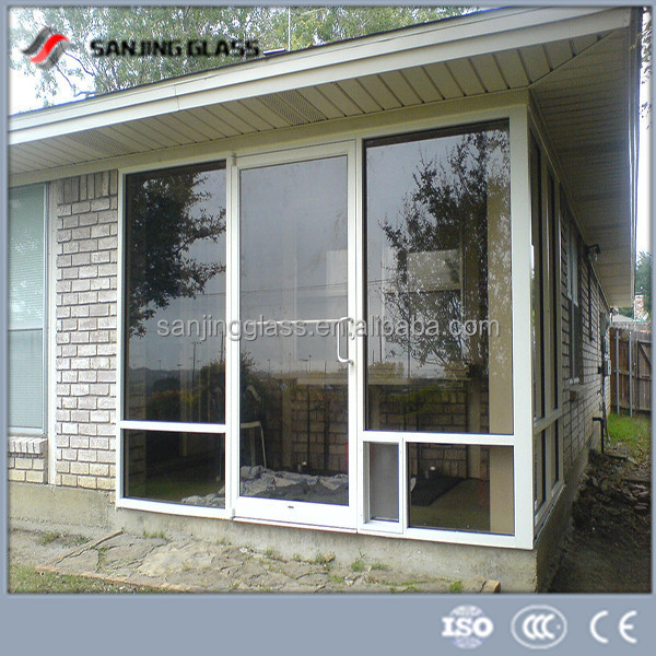 Tempered outdoor glass panels