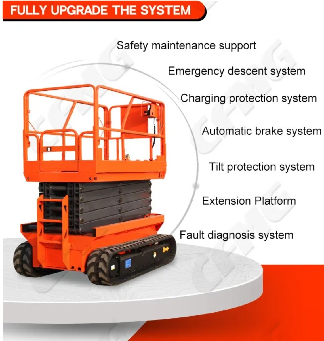 Electric Man Lift 4-18m Telescopic Boom Lift Scissor Lift Platform Price