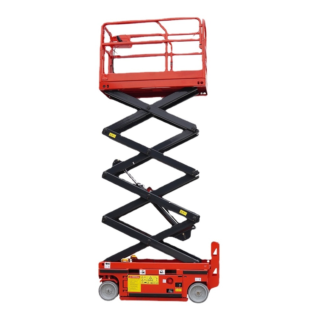 Aerial Work Platform 0607 Auto Boom Lift 6m Electric Hydraulic Mobile Scissor Lift For Sale