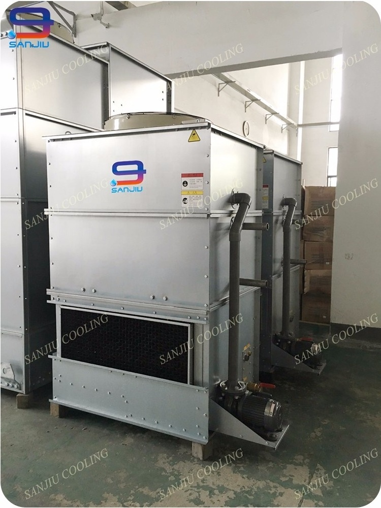 Counter Flow Closed Cooling Tower Small Rectangular Liquid Cooling Unit Water Cooling Condenser