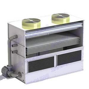 Counter Flow Closed Cooling Tower Small Rectangular Liquid Cooling Unit Water Cooling Condenser