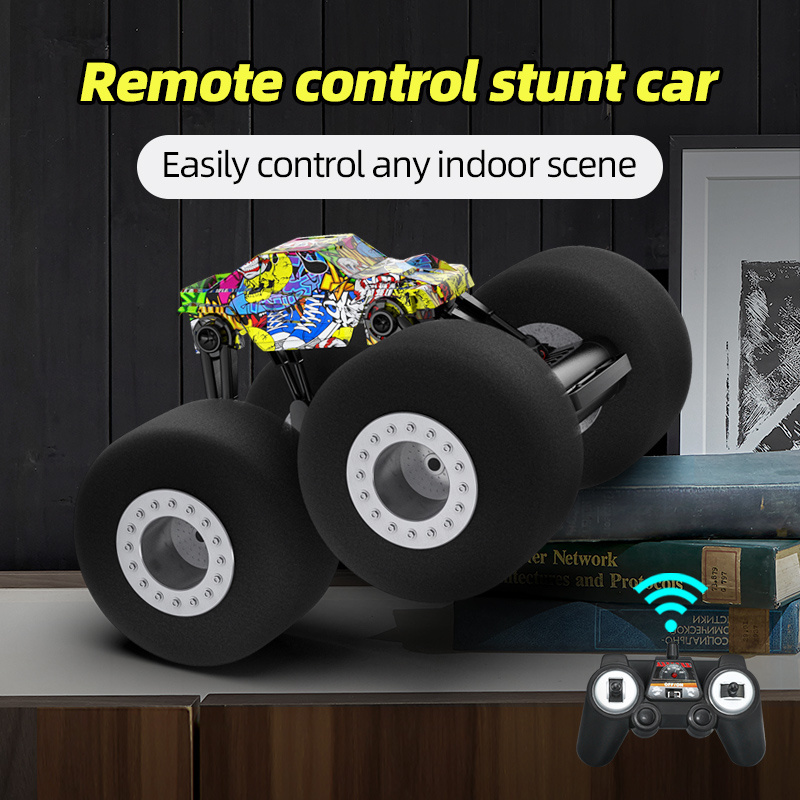 Wholesale E381-003 RTR 2.4 4CH Giant Foam Tires 360 Degree Rolling Remote Control RC Stunt Car Toy