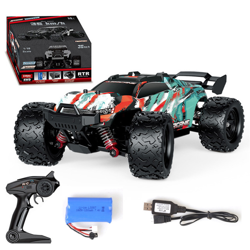 New HS18321 HS18322 1/18 2.4G 4WD 36km/h High Speed RC Car Model Remote Control Big Wheel Truck Vehicle Off-road Car Toy