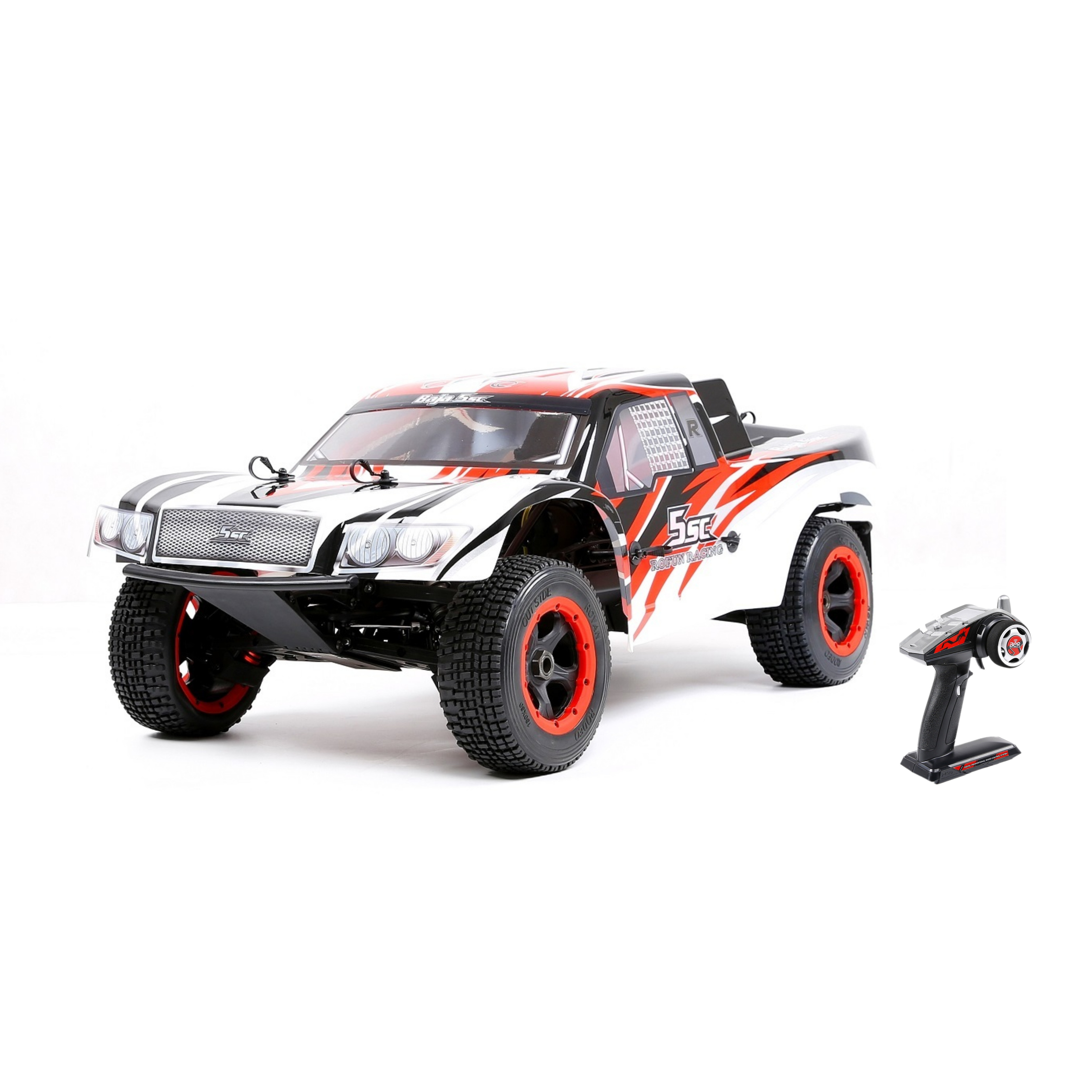 All New BAHA5SC 4WD 1/5 Scale Professional Gas Truck RC Hobby Offroad Remote Control Car