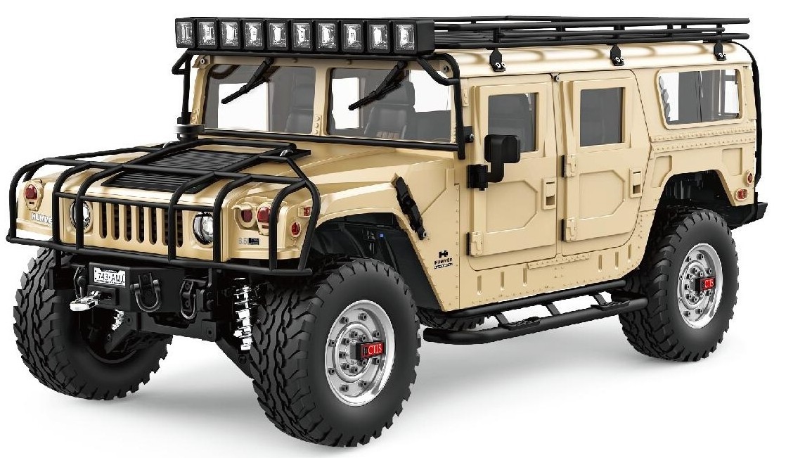 HG P415 1/10 4WD 30KM/H 2.4G Full Scale 4X4 American Hummer RC Model Car Toy (without Battery and Charger)