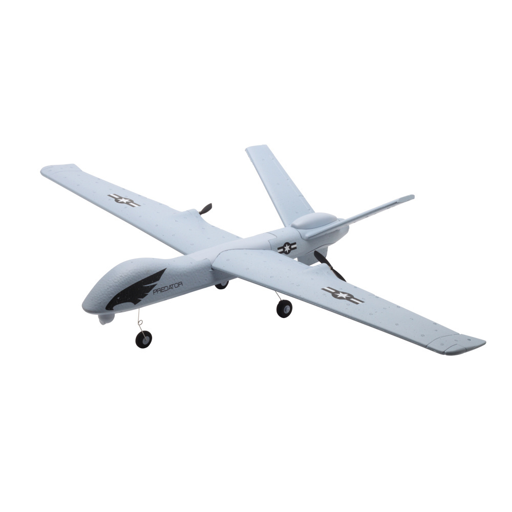 Newest Z51 2.4G 2CH RC Airplane Predator Remote Control 660mm Wingspan Foam Hand Throwing Glider Drone DIY Kit For Kids