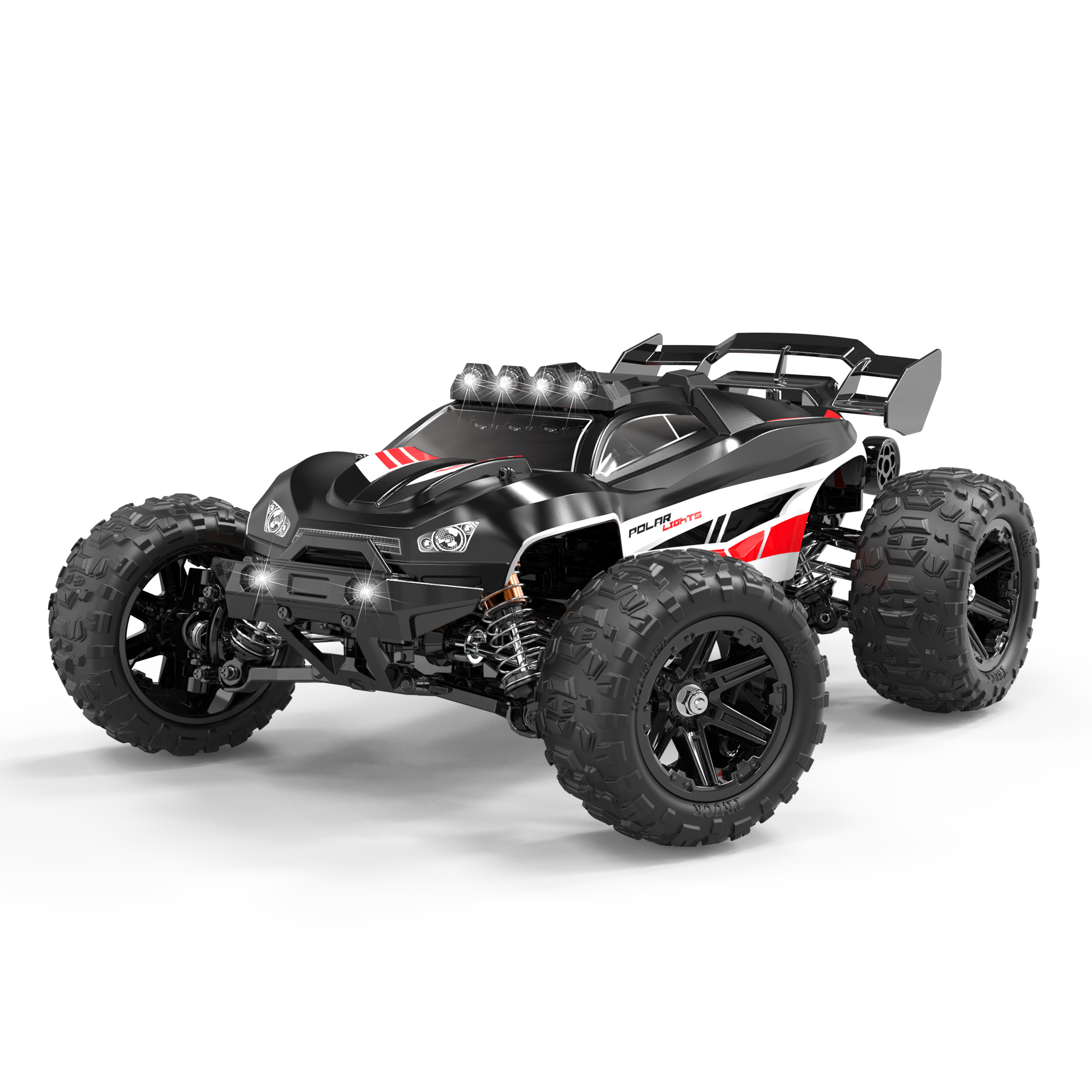 Hot Sell 2.4G HS14421 14422 1/14 Brushless Full-scale High-speed RC Car 52km/h 4-wheel Drive Truck Black Green Toy Gift