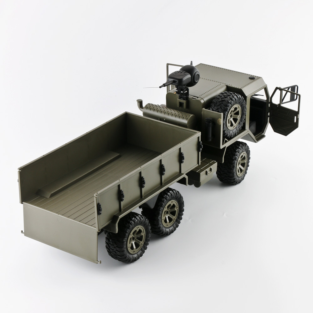 FY004 1:16 Remote Control Military Truck  6 Wheels Drive Off-Road RC Car Pickup Truck Car RTR Toy for Children