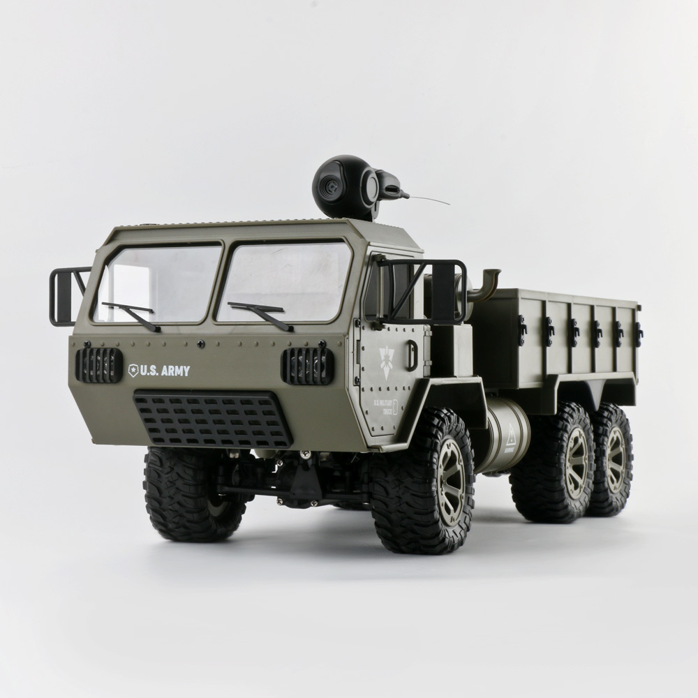 FY004 1:16 Remote Control Military Truck  6 Wheels Drive Off-Road RC Car Pickup Truck Car RTR Toy for Children