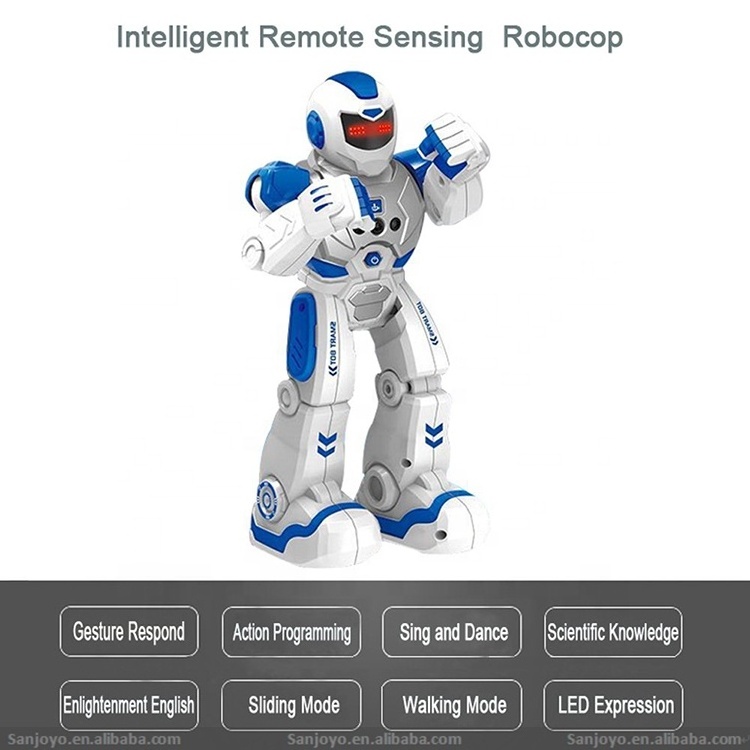 SKY-822 Electronic Musical Gesture Control Walking Dancing Intelligent Robot  Toys for Kids