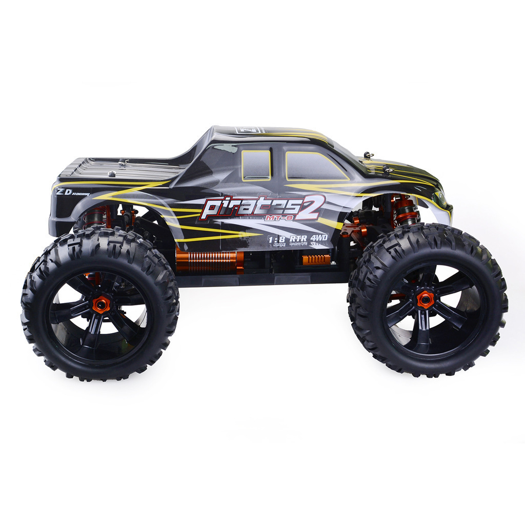 1/8 scale 4WD Brushless RC Car Electric Monster Truck Radio Control Car 100km/h  High Speed Off-Road RTR Toy RC ZD Racing