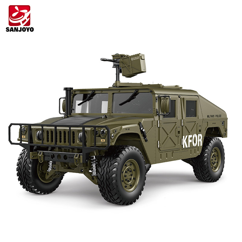 HG P408 1/10 2.4G 16CH 30KM/H 4WD Rc Trucks 4X4 Military electric Vehicle Military Army Trucks