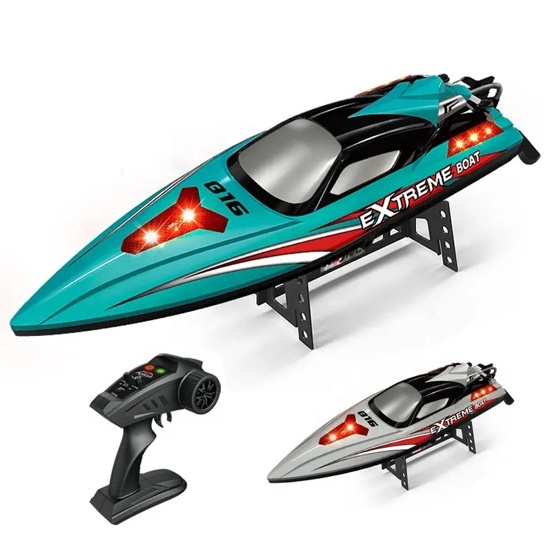 HJ816 Brushless RC Boat 2.4GHz 55KM/H Professional Remote Control High Speed Racing Boats Model Speedboat