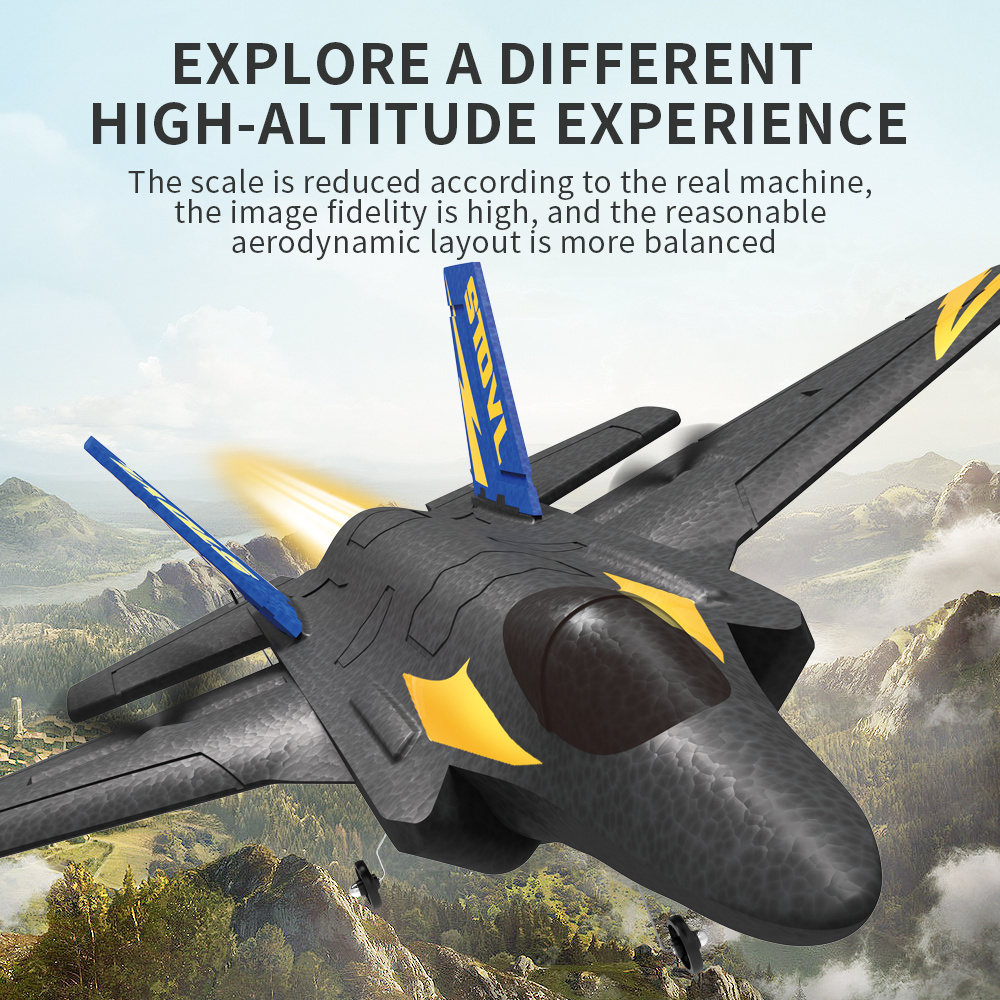 2.4g rc air planes toy jet plane Z57 F35 epp foam aircraft 360 degree rolling remote control glider outdoor long range