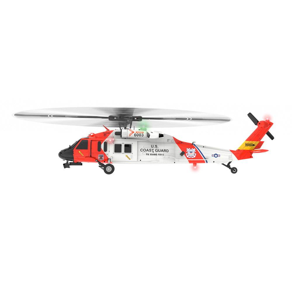 F09S RC Helicopter GPS Optical Flow Dual Positioning 1:47 Scale With Camera VR Transmission Auto Return Helicopter