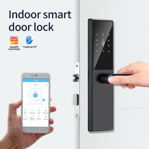 Wireless Tonglock APP intelligent door lock biometric lock fingerprint door handle digital keyless lock