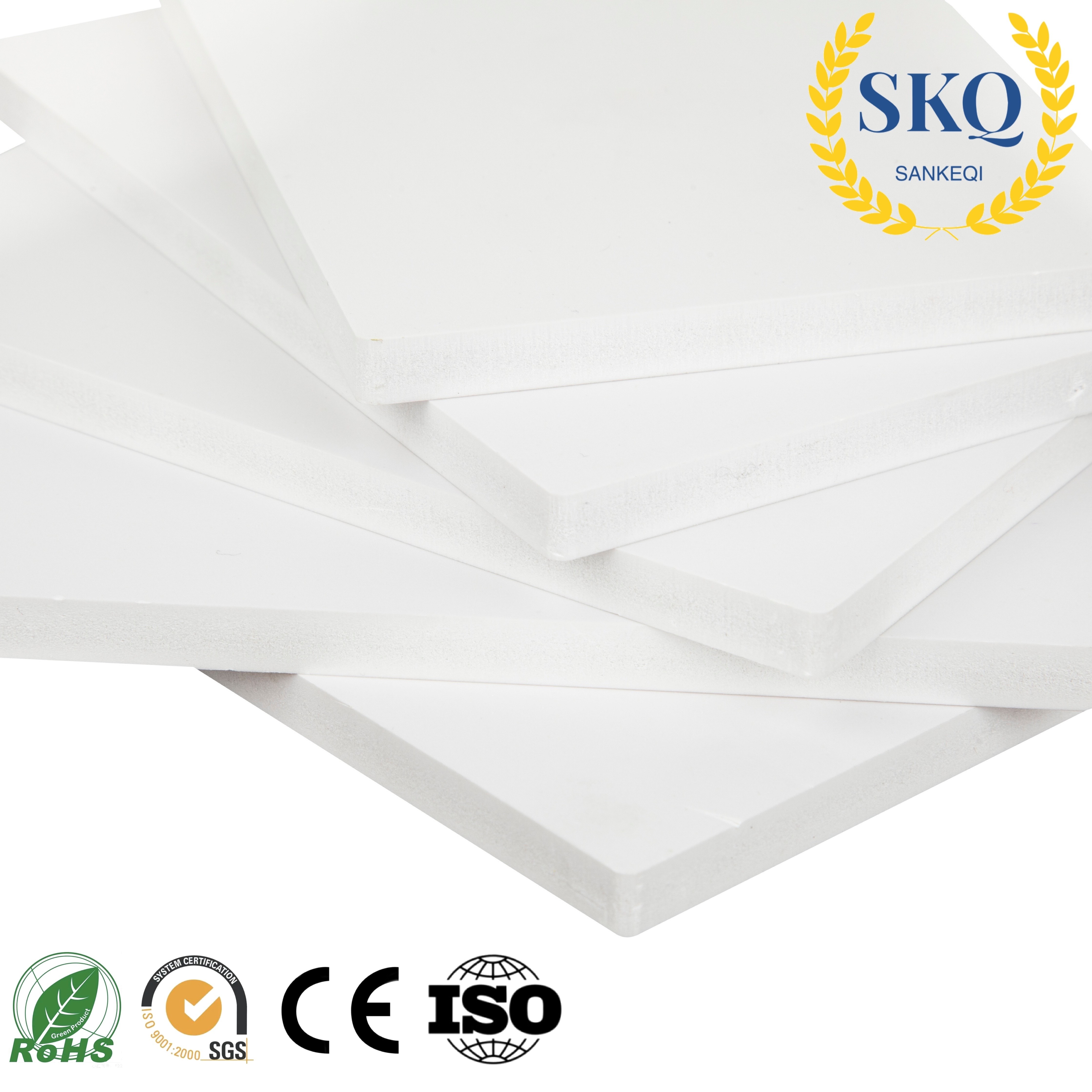 Sankeqi 12mm 1.22m*2.44m Sheets for Sale Foam High Density Expanded Eco-Friendly Extruded Polystyrene PVC Celuka Board