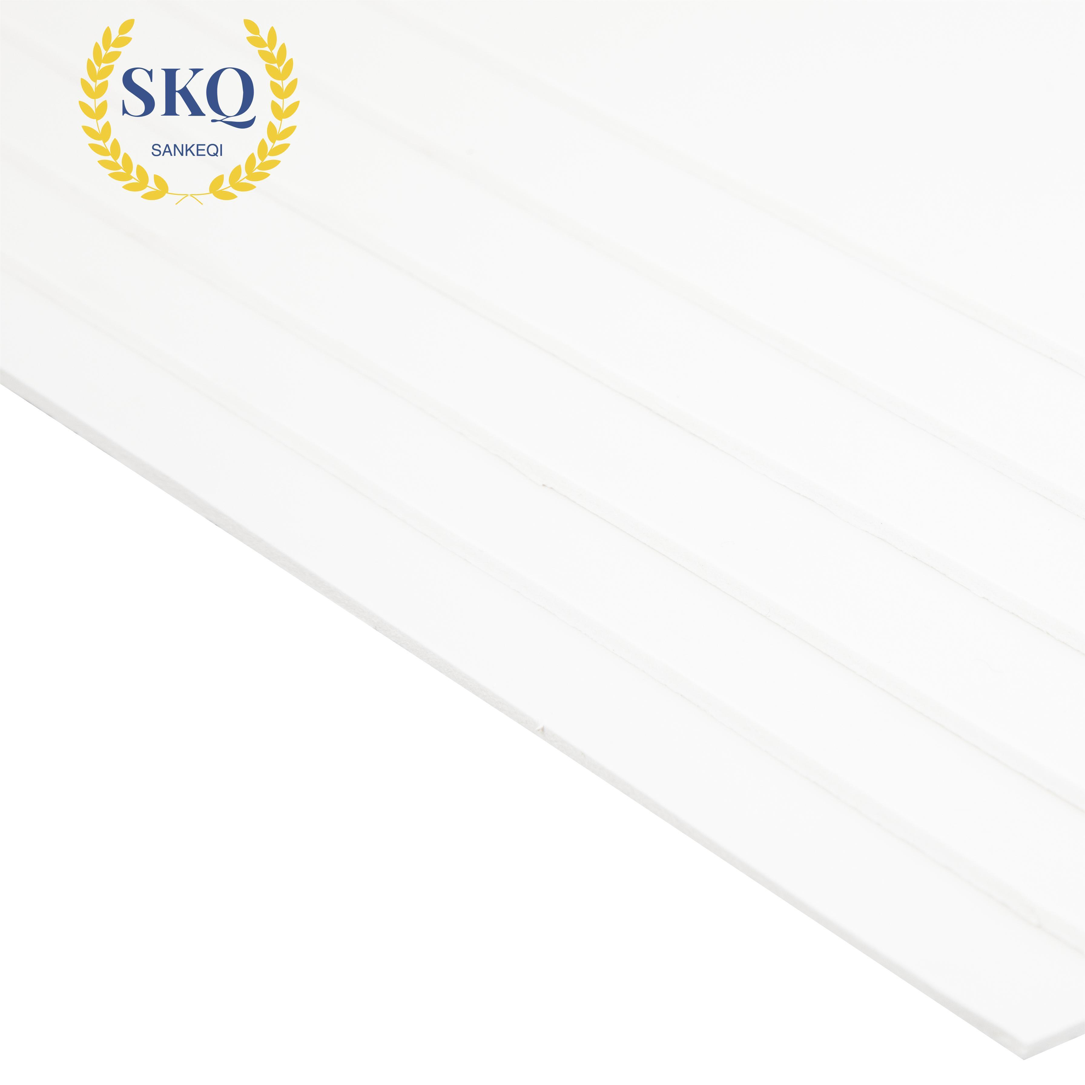 Sankeqi Thin White PVC Free Foam Sheet for Engraving 1.22*2.44m 1-6mm