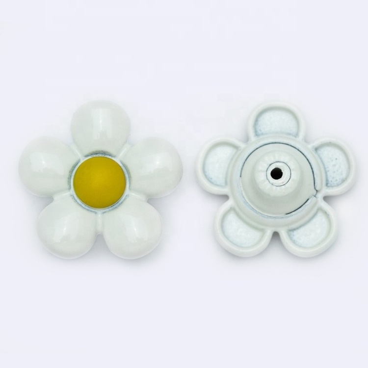 Daisy flower denim tack buttons custom jeans buttons