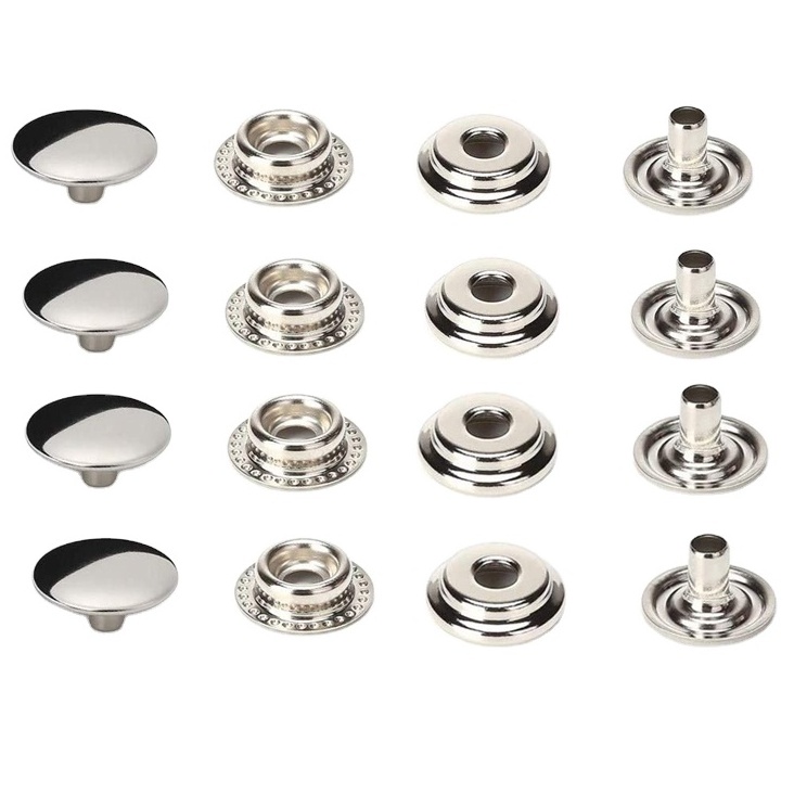 Metal acrylic Custom jeans button customize metal Fastener Snap Buttons push button for men garments