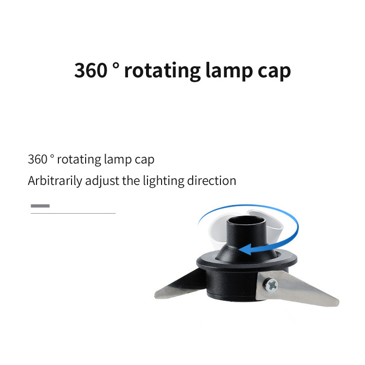 Hot Selling Anti-Glare Spotlight Aluminium COB 1W Ceiling Recessed MINI LED Spot Light