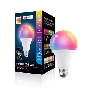 Energy Saving Indoor Decoration Aluminium E26 E27 B22 RGB Smart Control Bulb