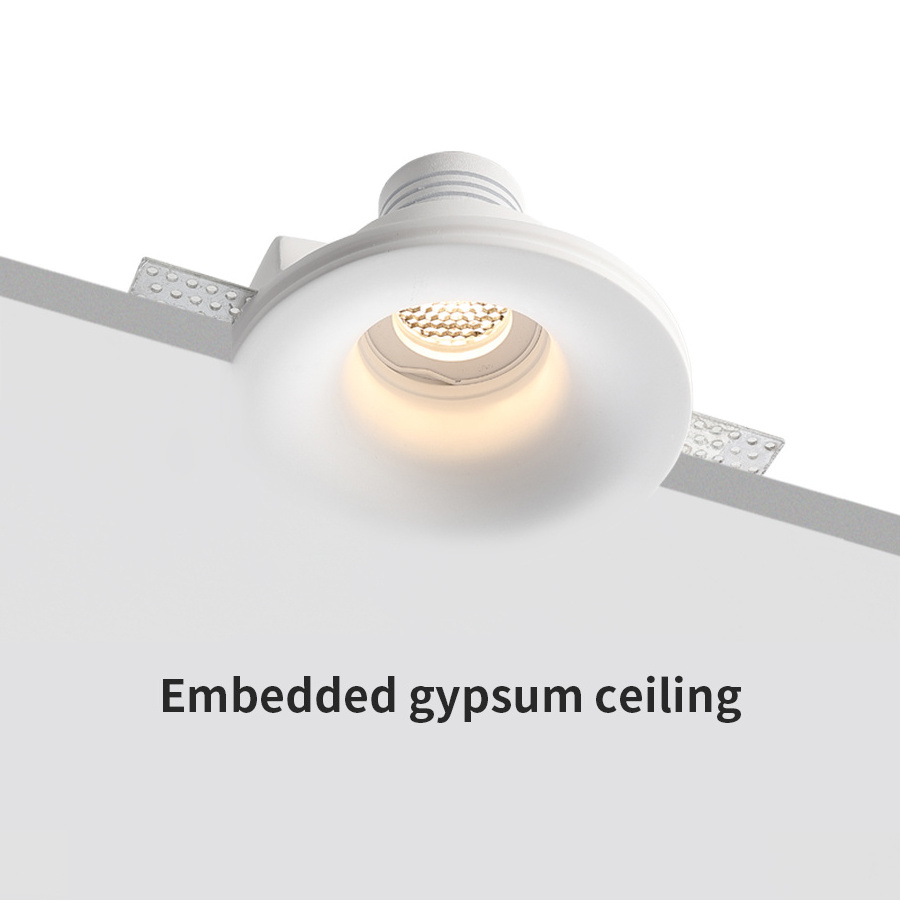 Hot Selling Indoor Ceiling Recessed Downlight 3watt 4watt 6watt Led Gypsum Light