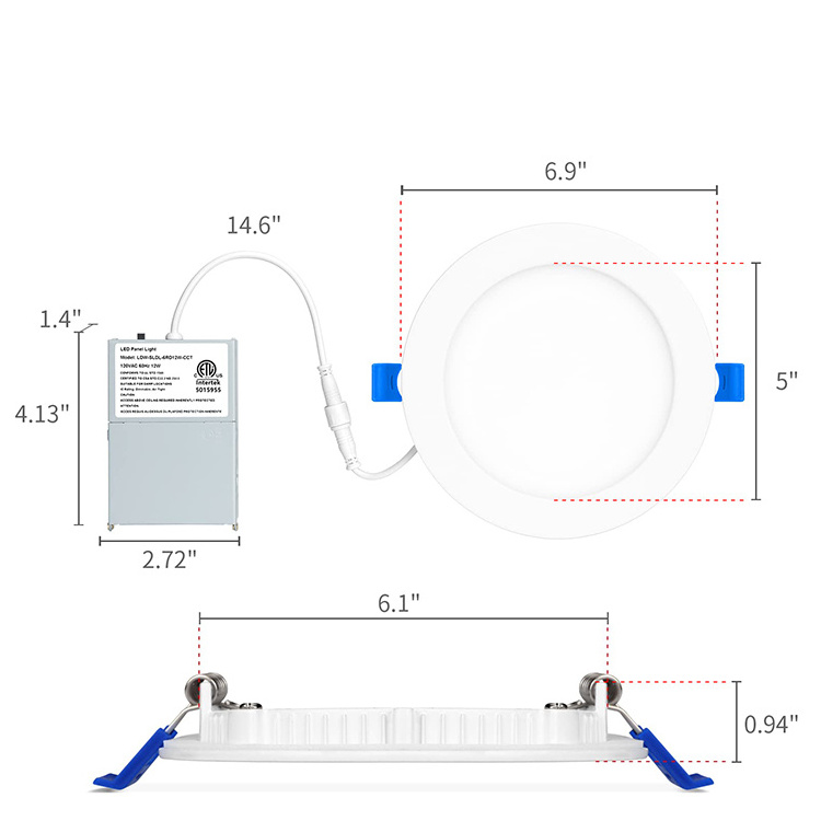 Ultra Thin Daylight Dimmable Pot Light 4