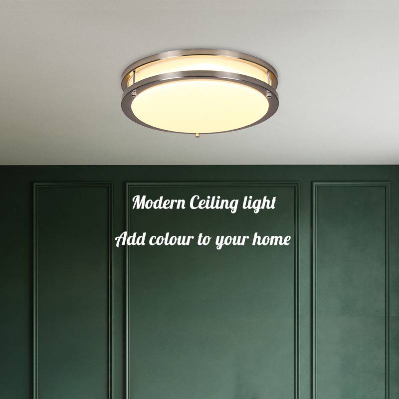 Ultra Thin Indoor Lighting Modern Round Surface Mount 10W 15W 18W 20W 24W Led Ceiling Light For Home Office Living Room