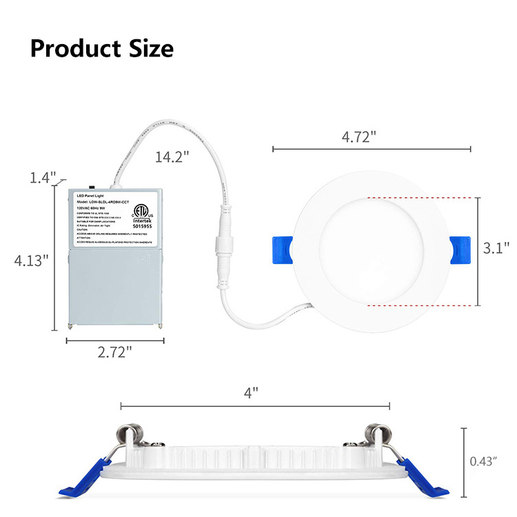 Ultra Thin Daylight Dimmable Pot Light 4