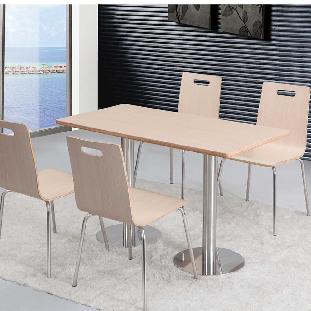 Hot Selling Commercial Restaurant Furniture Cafe Shop Laminate Wood Dining  Chairs and Tables