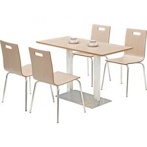 Wholesale Commercial Furniture  Cafe Shop Cafeteria  Restaurant Dining Table and Chair