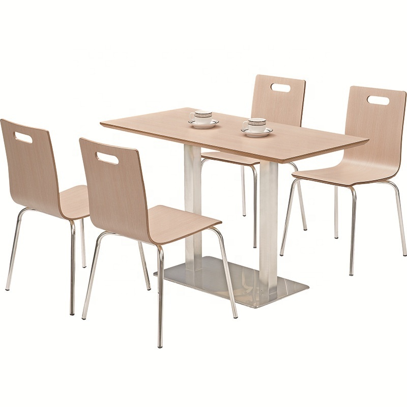 Wholesale Commercial Furniture  Cafe Shop Cafeteria  Restaurant Dining Table and Chair