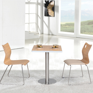 Classic Canteen  Cafeteria Furniture Cafe Shop Restaurant Dining Table Set with Coffee Chair