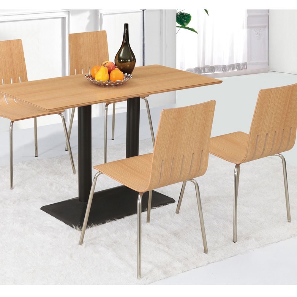 Hot Selling Commercial Restaurant Furniture Cafe Shop Laminate Wood Dining  Chairs and Tables