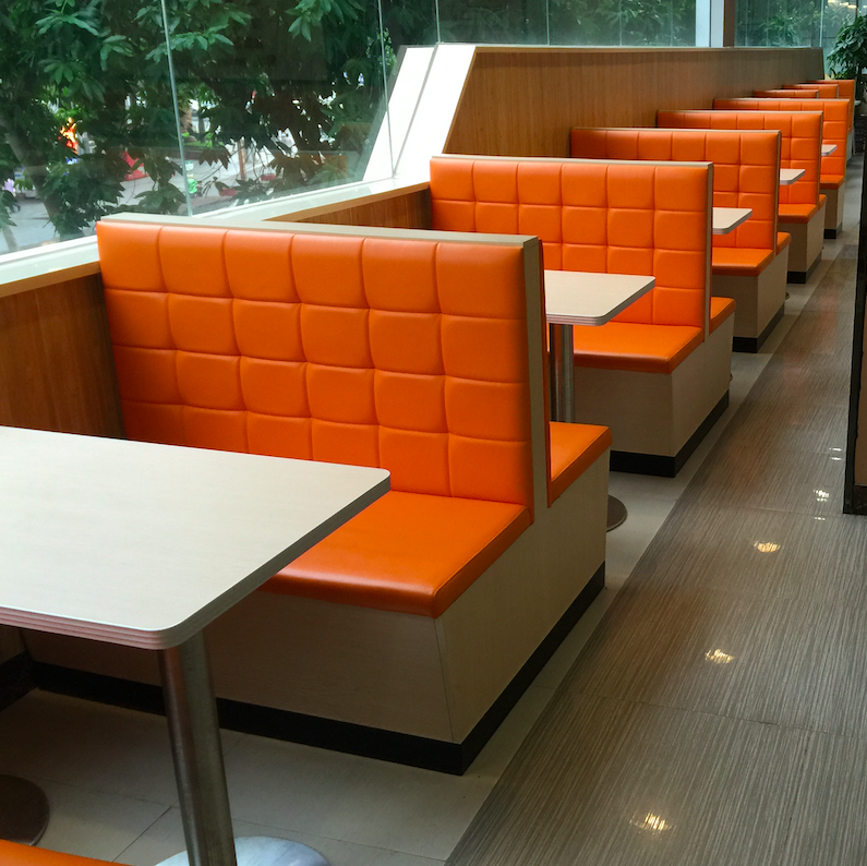 restaurant used chairs and table fast food booths sofa seat for sale