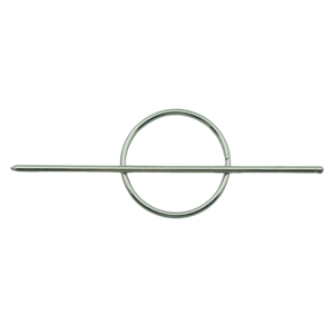 Tailored Minimalist Fashionable Gothic Gold And Silver Jewelry Circle Hairpin Hair Stick Accessories For Women With Long Hair