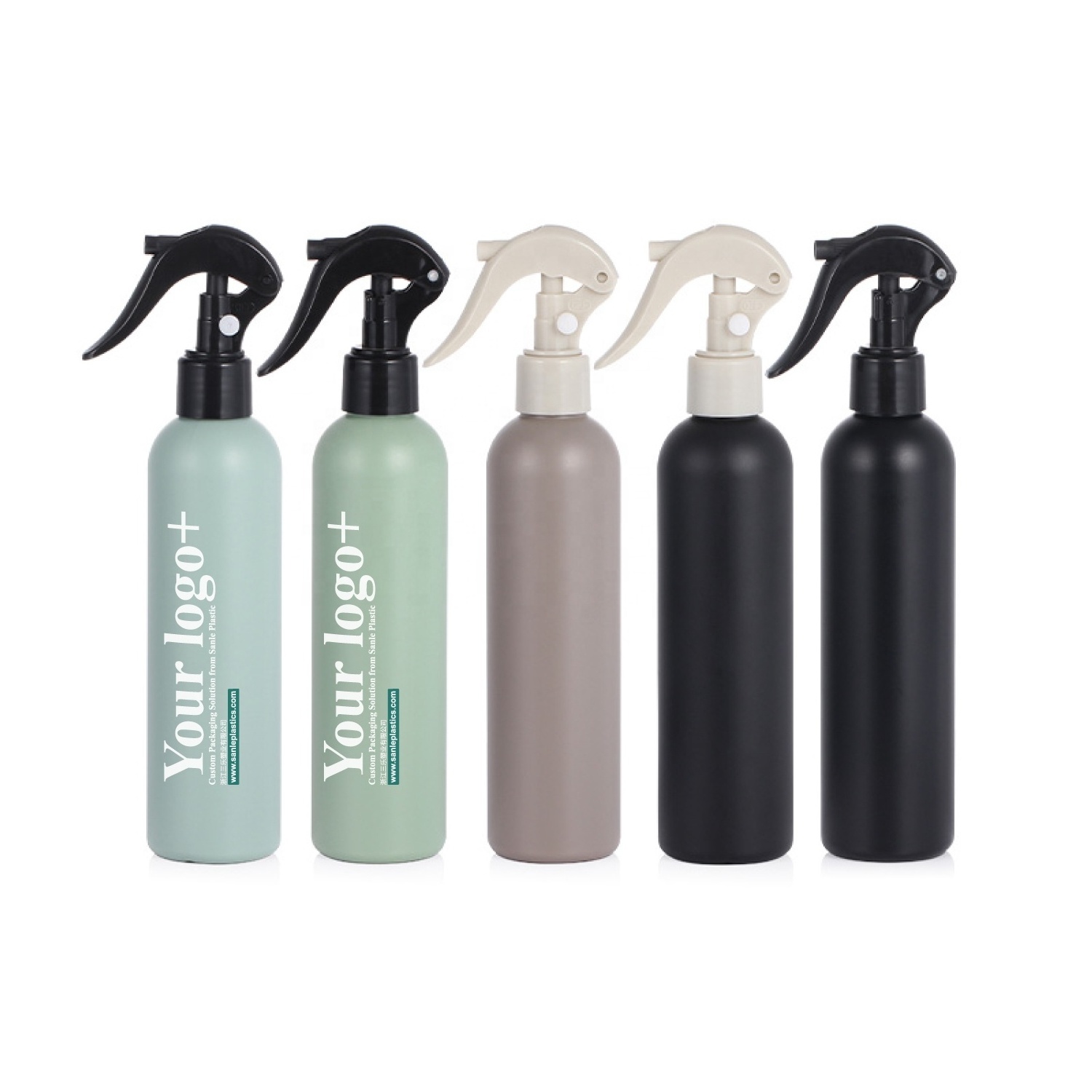 Empty Green Black  Car Detailing Spray Bottle 8 Oz Plastic Hair Care Hand Wash Chloroform Spray Bottle Bottle with Pump Sprayer