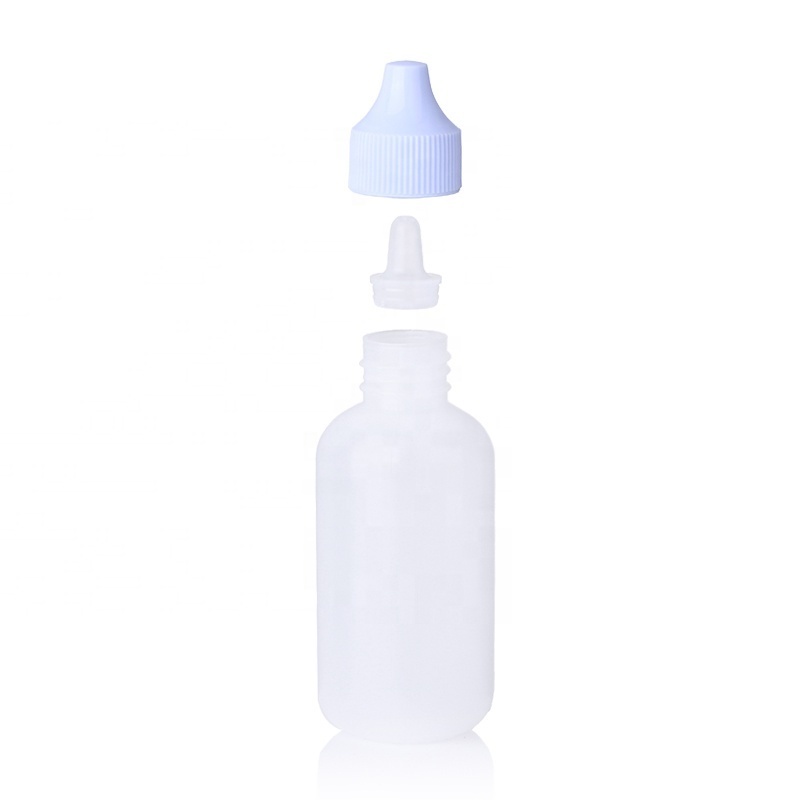 30ml 60ml LDPE Empty Lace Glue Plastic Dropper Bottle Make Up Bottle PE Bottle For Liquid CLeansers Eye Lash Extension  Glue