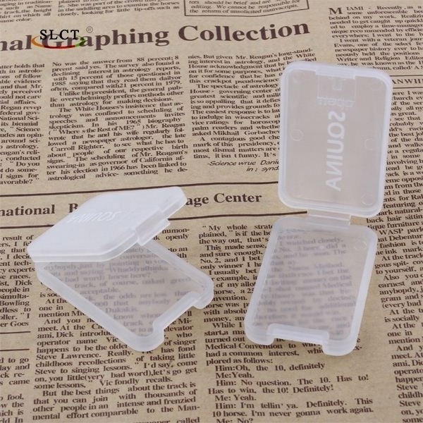 Plastic Q-Tip Box Pp Material Sd Card Case SD Memory Card Plastic Case Plastic Micro SD Card Case