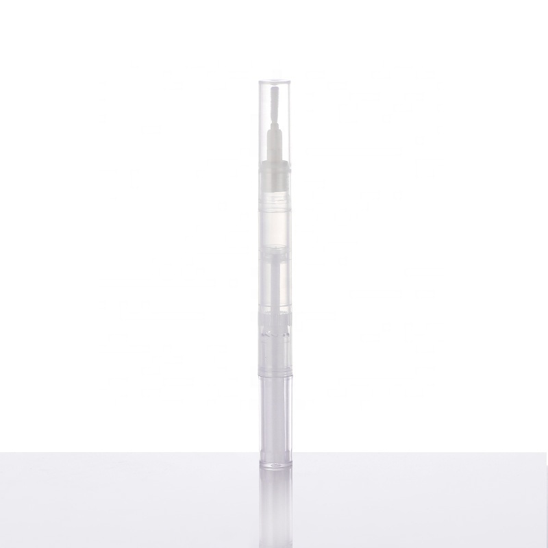 Wholesale Custom Logo 2ML 3ML 5ML Empty Cuticle Oil Pen Private Label Lip Gloss Container Cosmetic Tube Twist Pen with BrushPopu