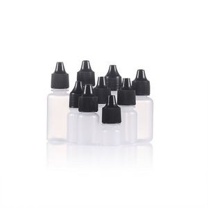 custom color 3ml 5ml 7ml 8ml 10ml 15ml 20ml 30ml 50ml 60ml 100ml custom size plastic dropper bottle