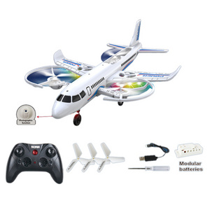 New 2.4G Foam Airplane Induction Function Double Remote Control Flying Toy RC Plane Model