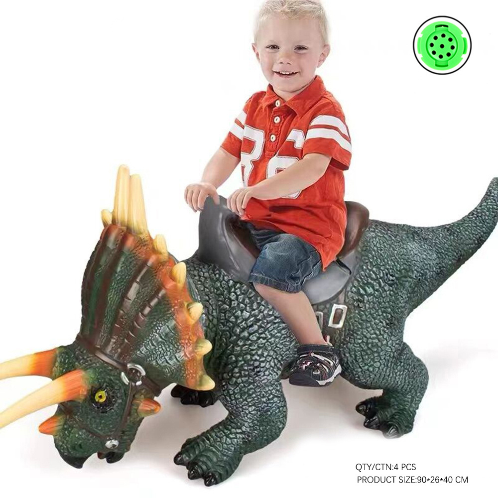 Riding Rubber Dinosaur Ride On Toy With IC Best Selling Toy Kid's Chair Animals