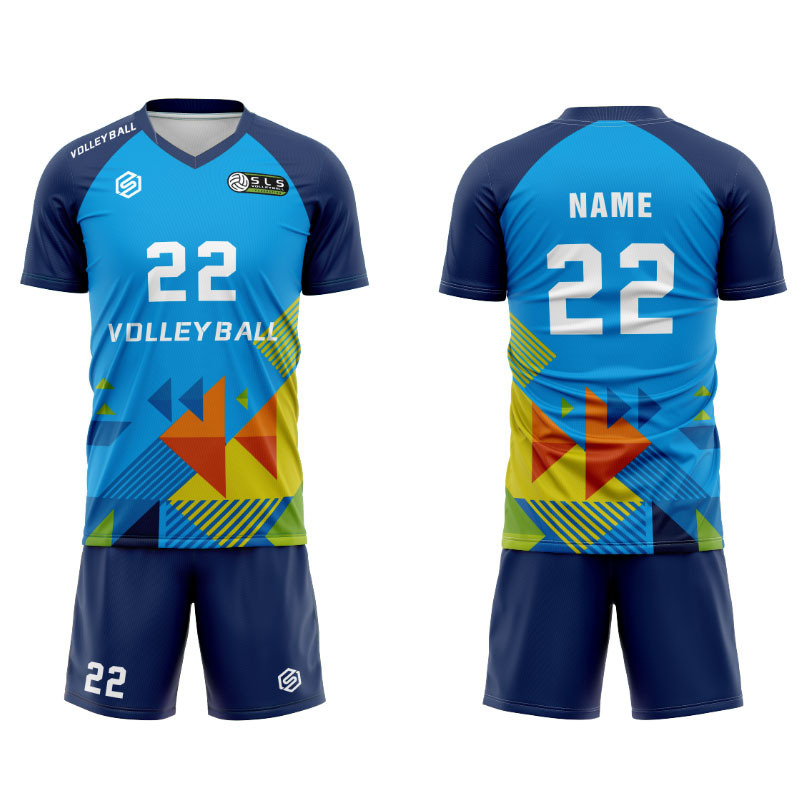 Wholesale Printing Volleyball Jerseys Sets Custom Man Women Volleyball Uniforms Sublimation Logo Volleyball Wear