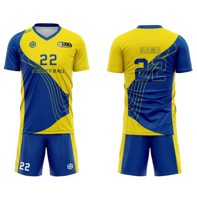 Wholesale Printing Volleyball Jerseys Sets Custom Man Women Volleyball Uniforms Sublimation Logo Volleyball Wear