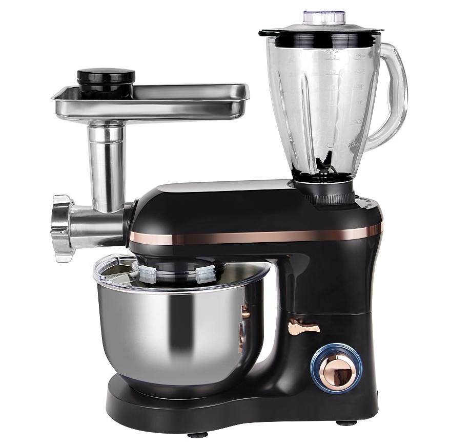 SANLIDA 1500W  3 in 1Function Stand Mixer Powerful Kitchen Food Processor Robot Cuisine Cooks Machine Chef Knead Dough Mixer